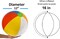 4E's Novelty 24 Pack Bulk Inflatable Beach Balls – 16"" Classic Rainbow Pool Balls for Swimming Pool